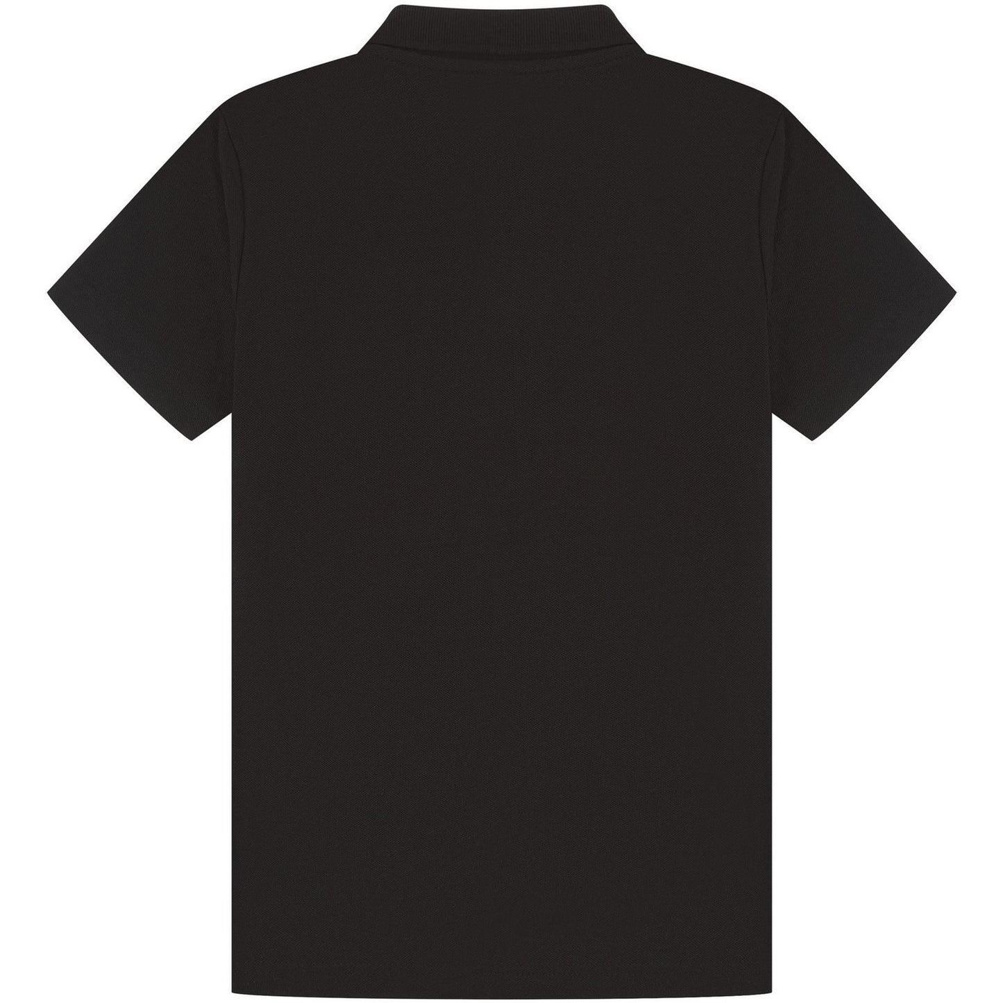 Black - Back - Casual Classic Womens-Ladies Polo