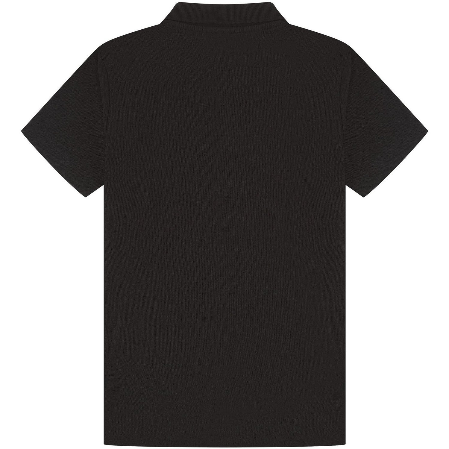 Black - Back - Casual Classic Womens-Ladies Polo