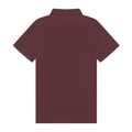 Maroon - Back - Casual Classic Womens-Ladies Polo