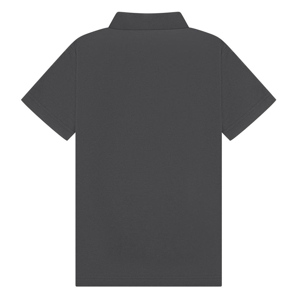 Charcoal - Back - Casual Classic Womens-Ladies Polo