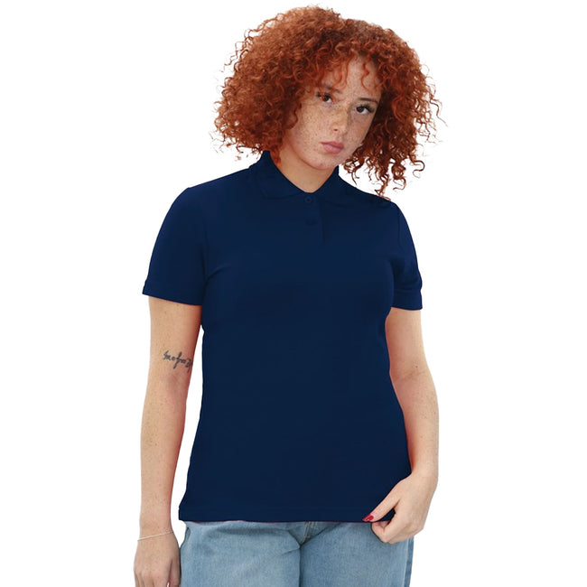 Dark Royal - Side - Casual Classic Womens-Ladies Polo