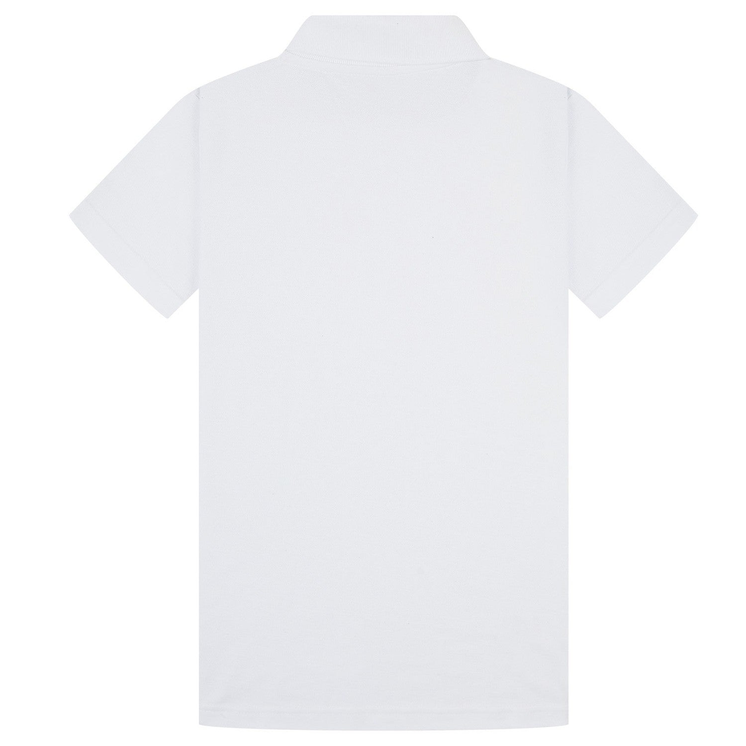 White - Back - Casual Classic Womens-Ladies Polo