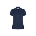 Navy - Front - Casual Classic Womens-Ladies Polo