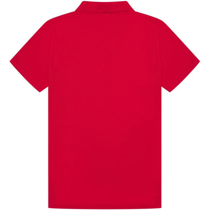 Red - Back - Casual Classic Womens-Ladies Polo
