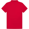 Red - Back - Casual Classic Womens-Ladies Polo