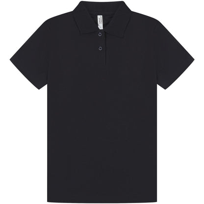 Navy - Front - Casual Classic Womens-Ladies Polo