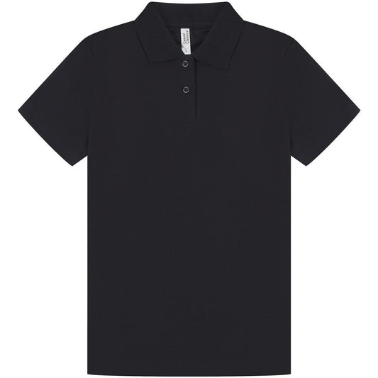 Navy - Front - Casual Classic Womens-Ladies Polo