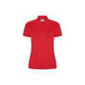 Red - Front - Casual Classic Womens-Ladies Polo