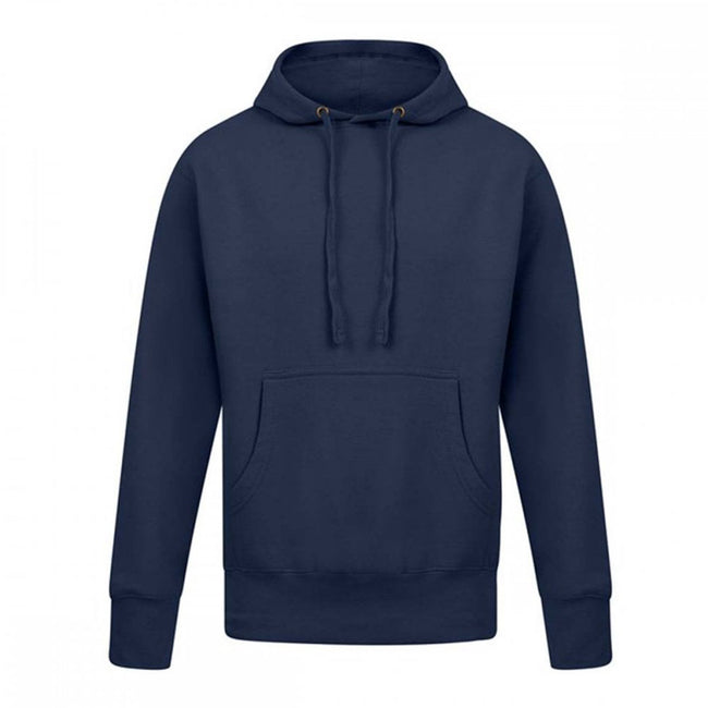 Navy - Front - Casual Classic Mens Pullover Hood