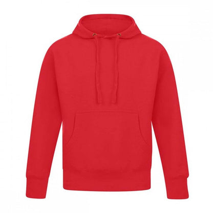 Red - Front - Casual Classic Mens Pullover Hood