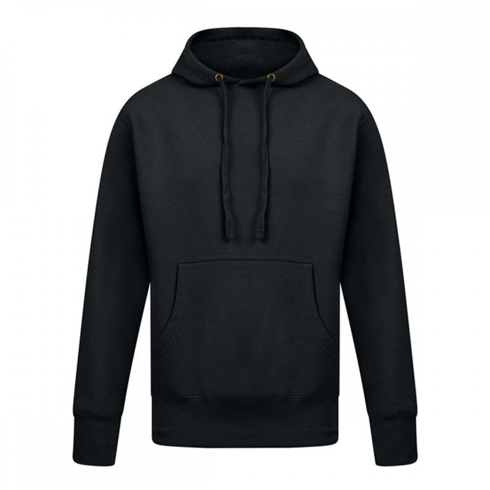Black - Front - Casual Classic Mens Pullover Hood