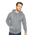 Sport Grey - Back - Casual Classic Mens Zip Hood