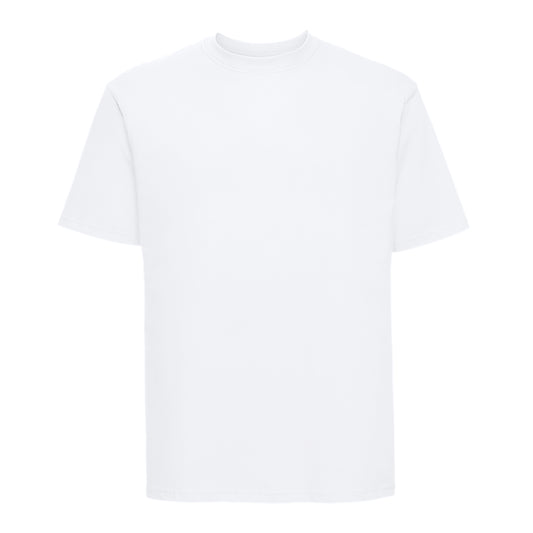 White - Front - Casual Classic Mens Ringspun Original Tee
