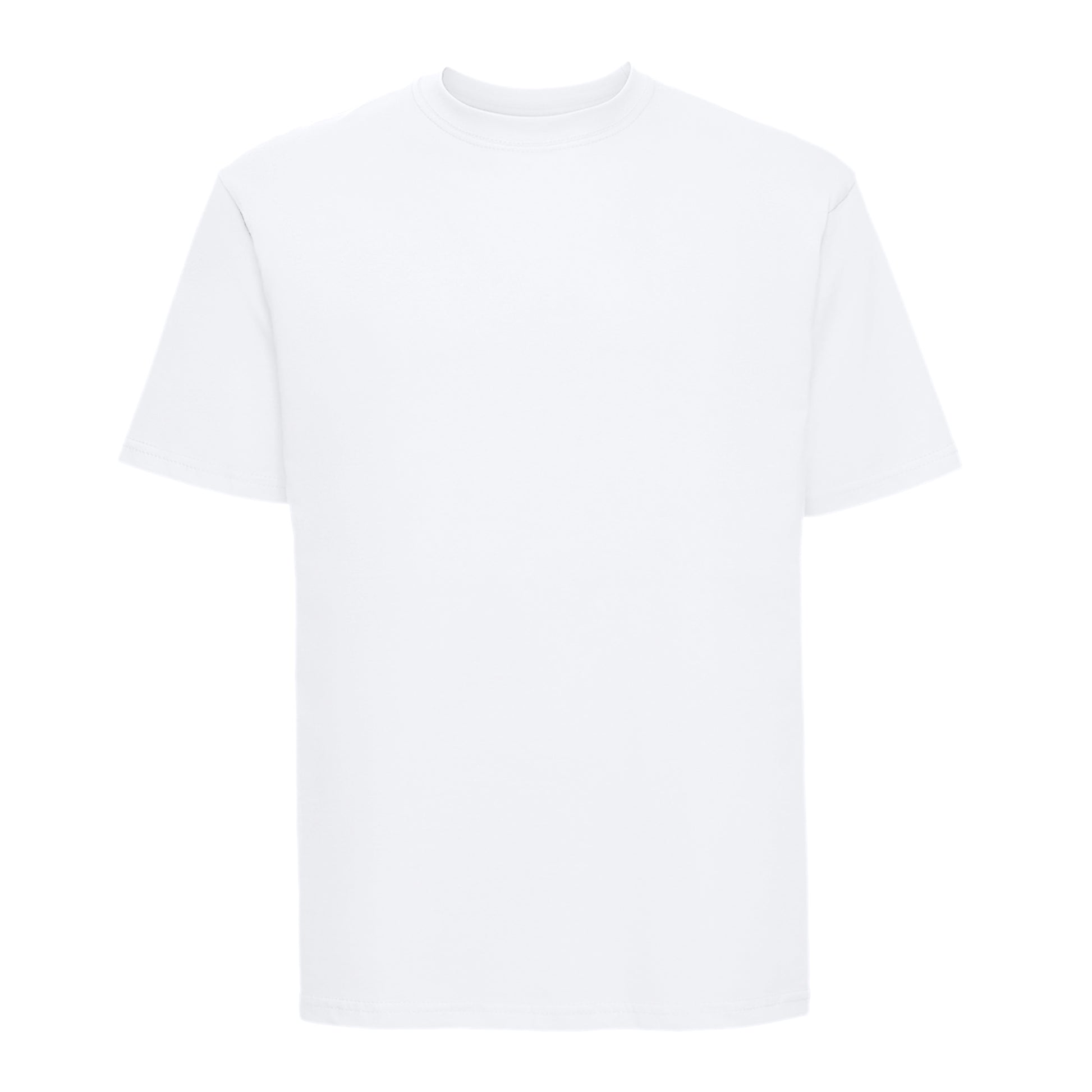White - Front - Casual Classic Mens Ringspun Original Tee