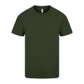 Forest Green - Front - Casual Classic Mens Ringspun Tee
