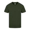 Forest Green - Front - Casual Classic Mens Ringspun Tee