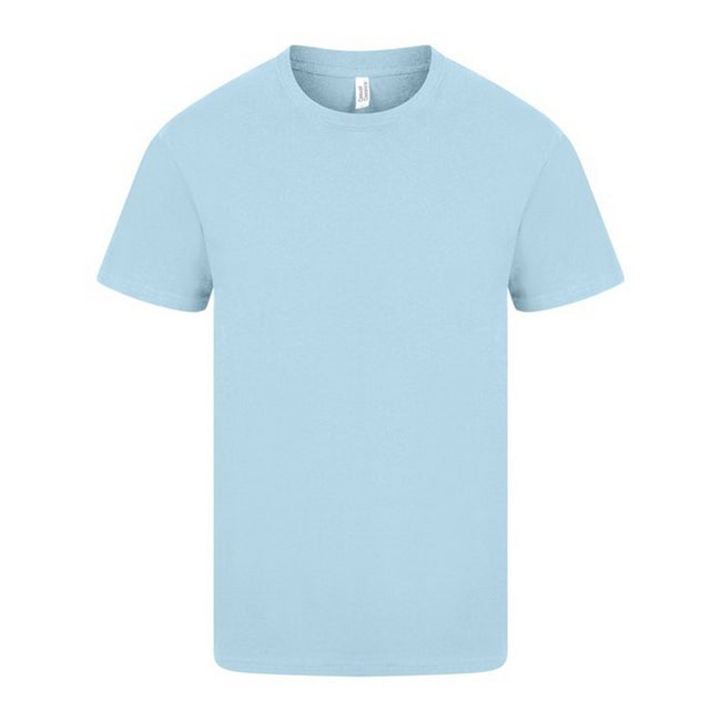 Light Blue - Front - Casual Classic Mens Ringspun Tee