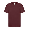 Maroon - Front - Casual Classic Mens Ringspun Tee