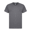 Charcoal - Front - Casual Classic Mens Ringspun Tee