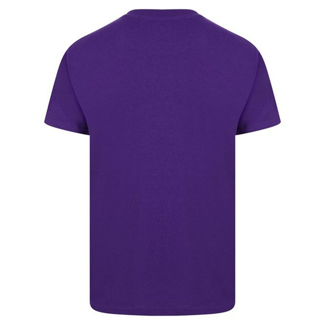 Purple - Side - Casual Classic Mens Ringspun Tee