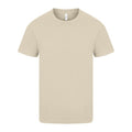 Sand - Front - Casual Classic Mens Ringspun Tee