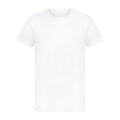 White - Front - Casual Classic Mens Ringspun Tee