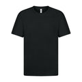 Black - Front - Casual Classic Mens Ringspun Tee