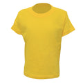 Yellow - Front - Casual Classic  Childrens-Kids Ringspun Tee