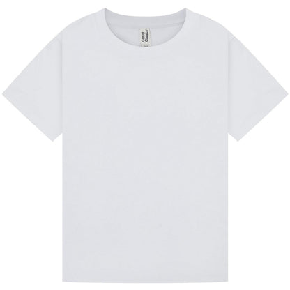 White - Front - Casual Classic  Childrens-Kids Ringspun Tee