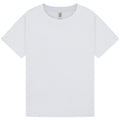 White - Front - Casual Classic  Childrens-Kids Ringspun Tee