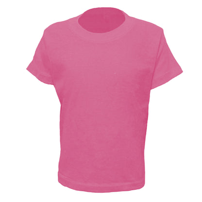 Light Pink - Front - Casual Classic  Childrens-Kids Ringspun Tee