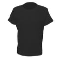 Black - Front - Casual Classic  Childrens-Kids Ringspun Tee