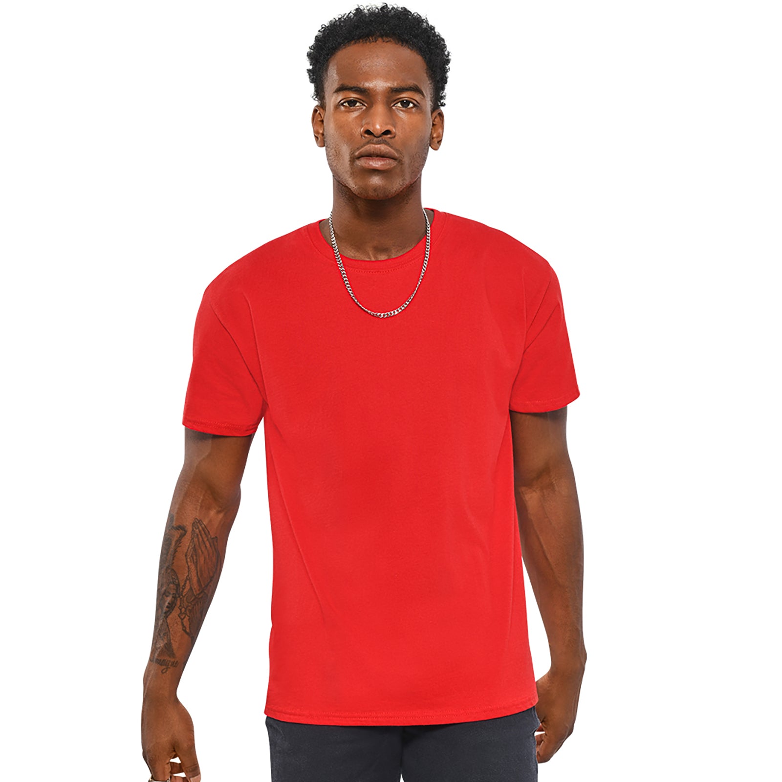 Red - Lifestyle - Casual Classics Mens Premium Ringspun Tee