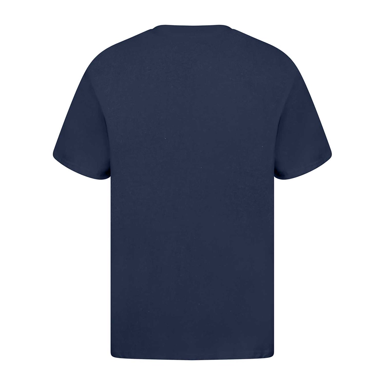 Navy - Back - Casual Classics Mens Premium Ringspun Tee