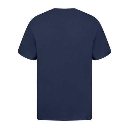 Navy - Back - Casual Classics Mens Premium Ringspun Tee