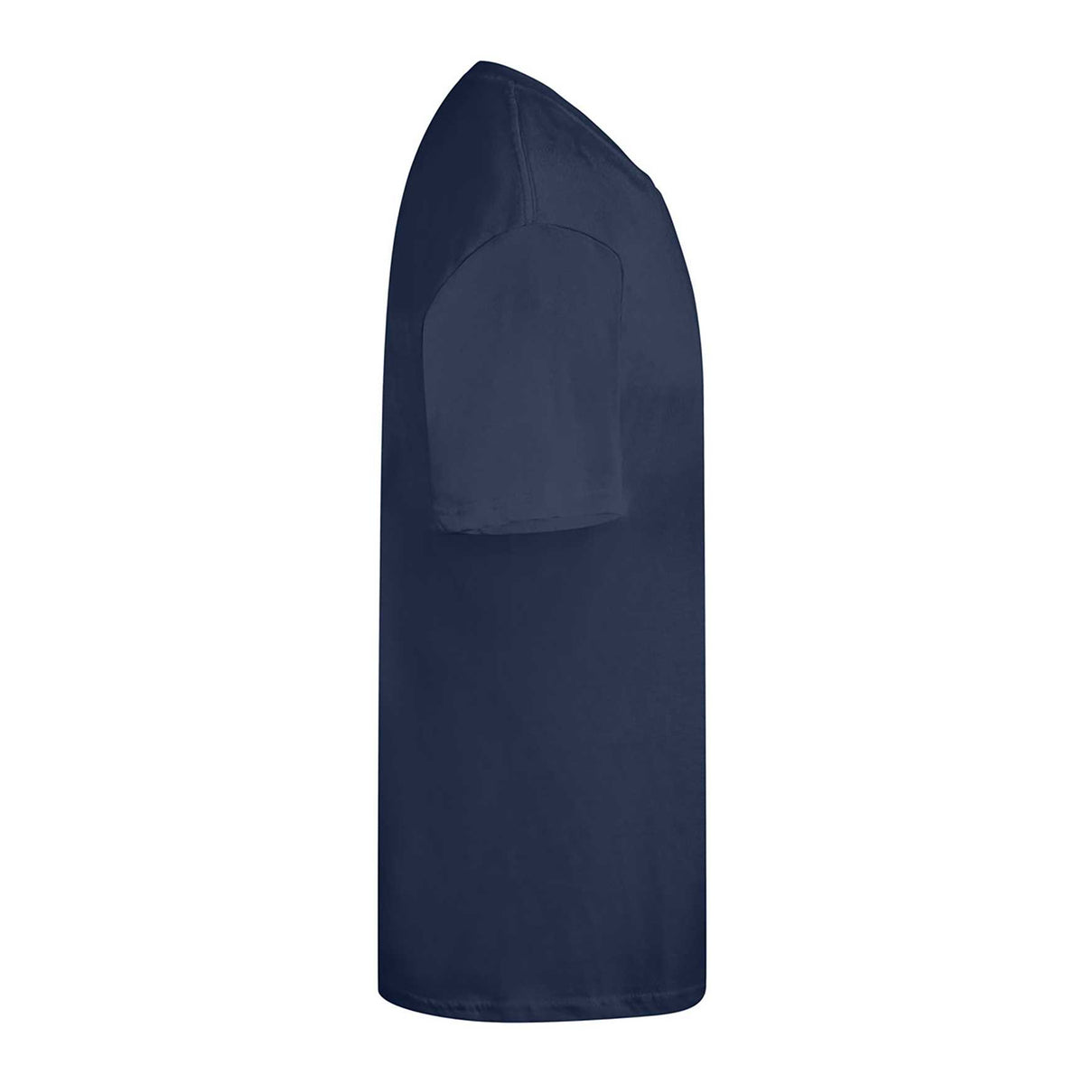 Navy - Side - Casual Classics Mens Premium Ringspun Tee