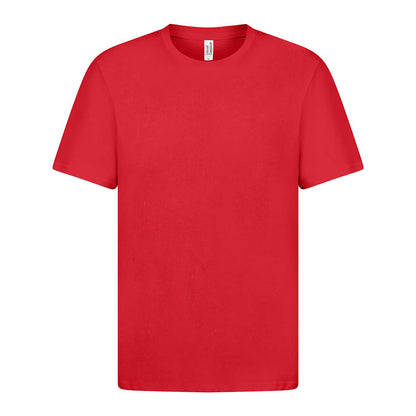 Red - Front - Casual Classics Mens Premium Ringspun Tee