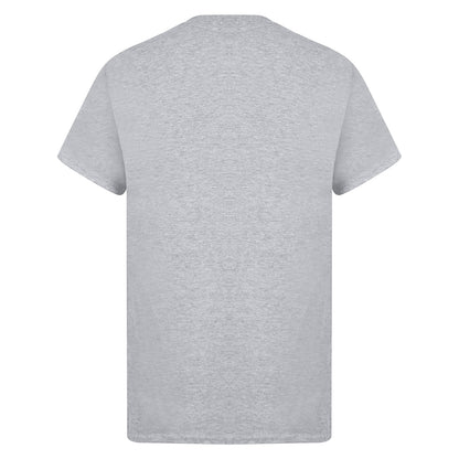 Heather Grey - Back - Casual Classics Mens Premium Ringspun Tee