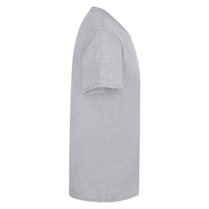 Heather Grey - Side - Casual Classics Mens Premium Ringspun Tee