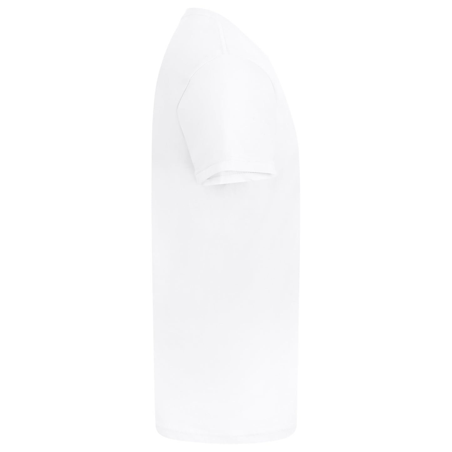 White - Side - Casual Classics Mens Premium Ringspun Tee