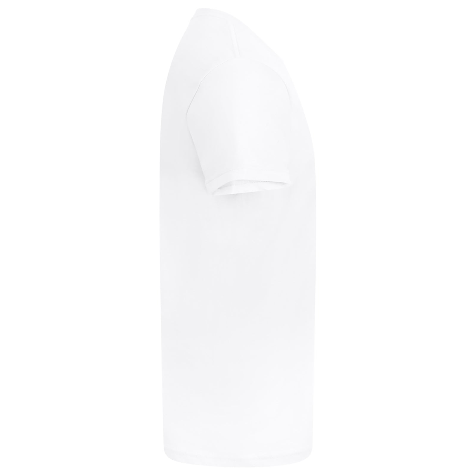 White - Side - Casual Classics Mens Premium Ringspun Tee