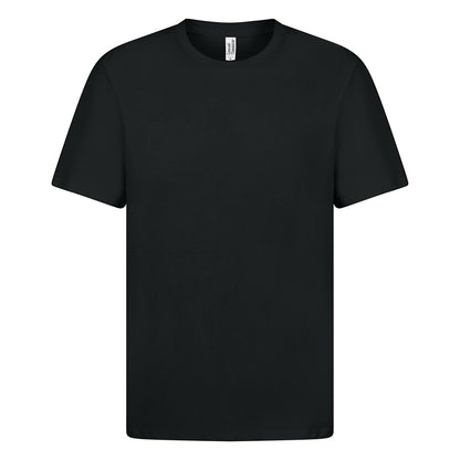 Black - Front - Casual Classics Mens Premium Ringspun Tee