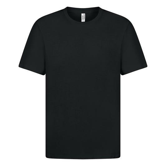 Black - Front - Casual Classics Mens Premium Ringspun Tee