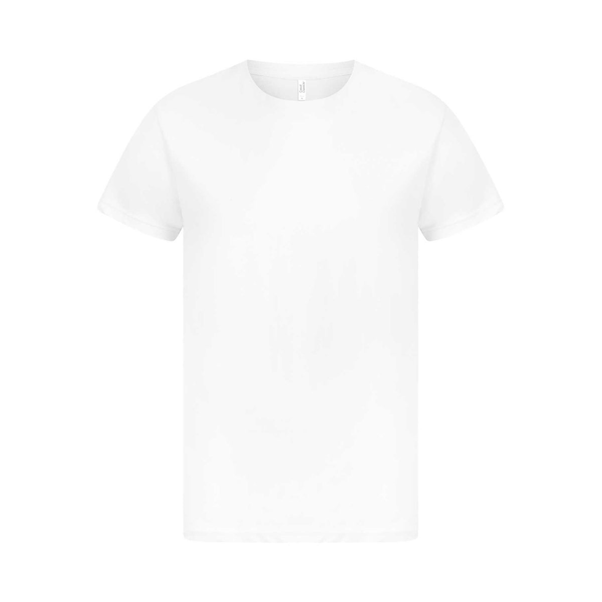 White - Front - Casual Classics Mens Premium Ringspun Tee