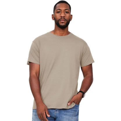 Sand - Side - Casual Classics Mens Premium Ringspun Tee