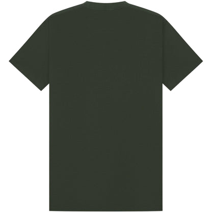 Forest Green - Back - Casual Classics Mens Premium Ringspun Tee