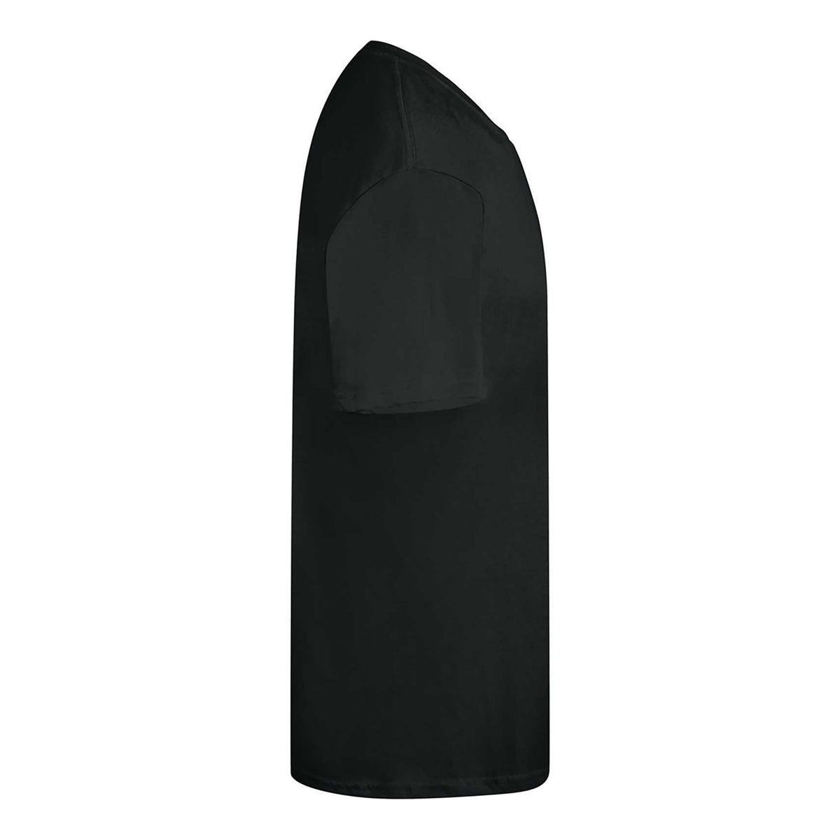 Black - Side - Casual Classics Mens Premium Ringspun Tee