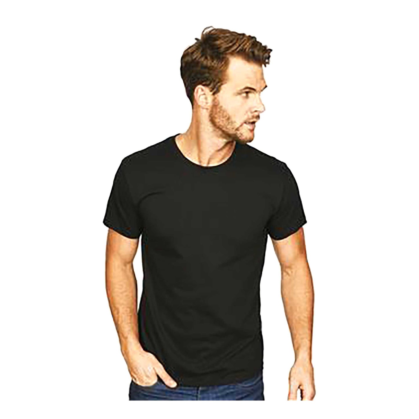 Black - Lifestyle - Casual Classics Mens Premium Ringspun Tee