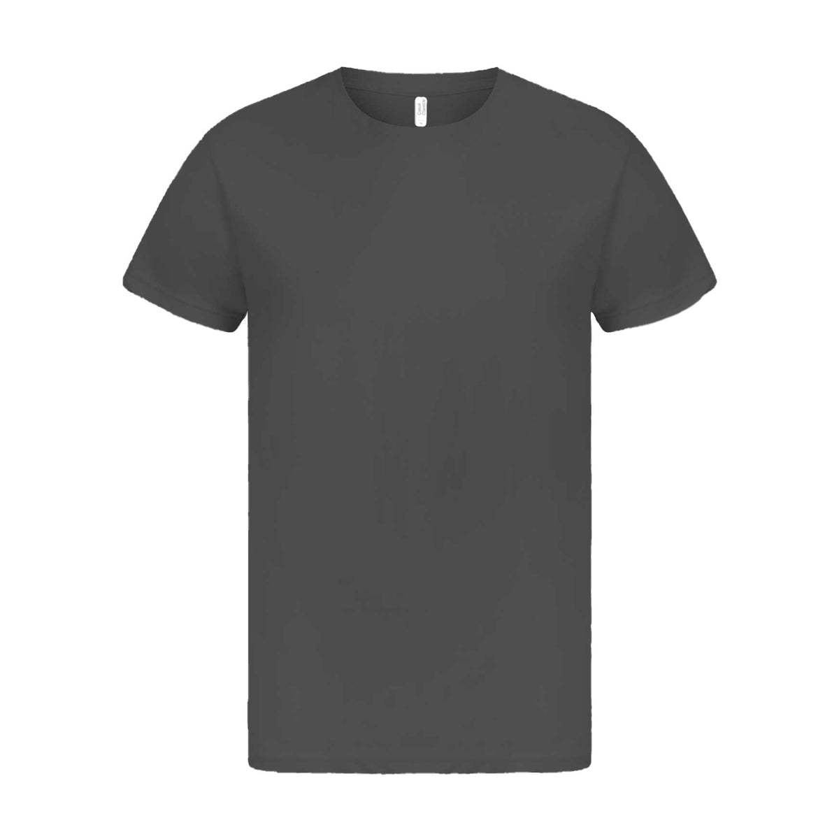 Charcoal - Front - Casual Classics Mens Premium Ringspun Tee