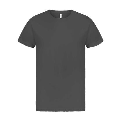 Charcoal - Front - Casual Classics Mens Premium Ringspun Tee